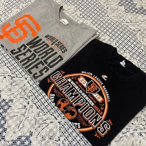 Majestic San Francisco Giants World Series Champions Tees. 2 for 1 deal!